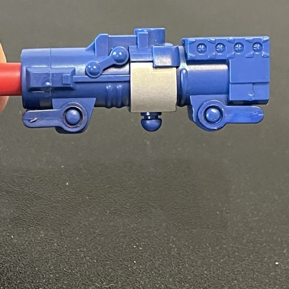 Blue Red Missile Launcher Plastic Replacement Part Piece Toy Props Up